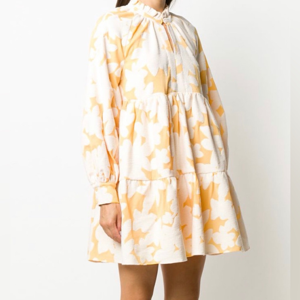 Stine Goya Jasmine Floral Yellow Dress